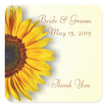 Spectacular Sunflower Wedding Stickers