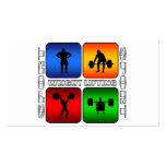 Spectacular Weight Lifting Business Cards