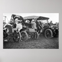 Spectateurs 1909 de vol de frères de Wright Posters