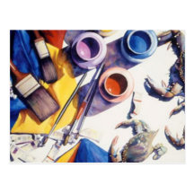 "Spectral Illumination" Artist Watercolor Post Cards