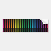 Spectral Strips Bumper Stickers
