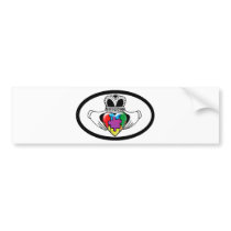 Spectrum Claddagh Bumper Sticker