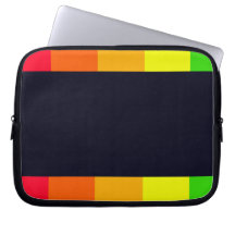 Spectrum Colourful 4 Zippered Soft Laptop iPad Cas Computer Sleeves