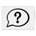 Speech bubble cards