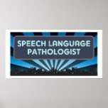 Speech Language Pathologist Marquee Poster
