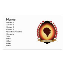 Speech Language Pathology Mandorla Business Card Template