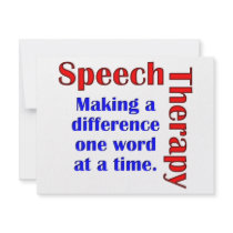 Speech Thereapy Personalized Announcement
