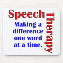 Speech Thereapy Mouse Pad