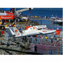 Speed Boats Cranes Cut Out