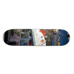 Speed Boats Cranes Skate Board Deck