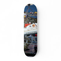 Speed Boats Cranes Skate Board Deck