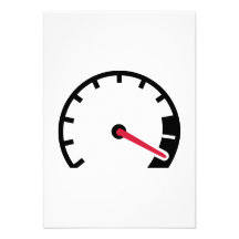 Speed car speedometer announcement