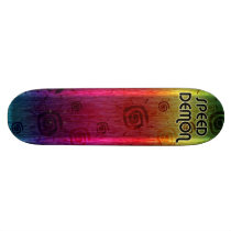 "Speed Demon" Multicolor Skateboard
