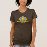 Speed of Light Sun in Blue Circle Tshirt