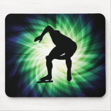Speed Skater Gift Mouse Pads