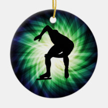 Speed Skater Gift Ornaments