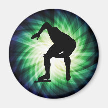 Speed Skater Gift Refrigerator Magnets