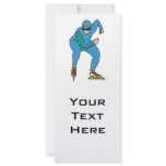 speed skater graphic rack cards