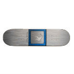 Speed Skater; Metal-look Skateboard