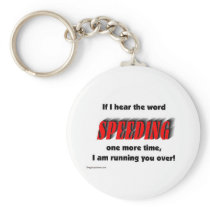 speeding keychain
