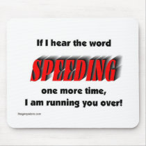 speeding mouse pad