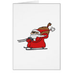 Speeding Santa Card