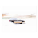Speeding SUV Truck Post Card