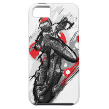 Speedway Flat Track Motorcycle Racer iPhone 5 Cases