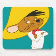 Speedy Gonzales Confident Colour Mouse Pad