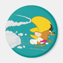 Speedy Gonzales Running in Colour Refrigerator Magnet
