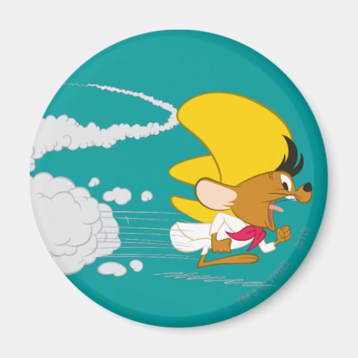 Speedy Gonzales Running in Colour Refrigerator Magnet