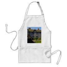 Speke Hall, Tudor half timbered house, Merseyside, Apron