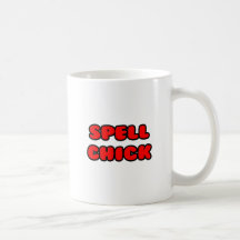 Spell Chick Red Mugs