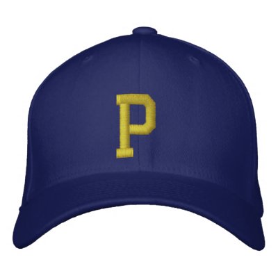 Spell it Out Initial Letter P Ball Cap Embroidered Baseball Cap Spell it Out Initial Letter P Ball Cap Embroidered Baseball Cap