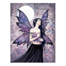 Spell of Night Fairy Postcard