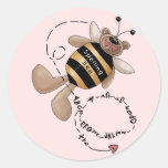 Spelling Bee Tshirts and Gifts Round Stickers