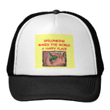 spelunking trucker hat