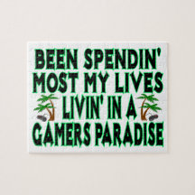 Spending Lives In Gamers Paradise Jigsaw Puzzles