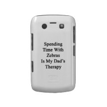 Spending Time With Zebras Is My Dad's Therapy Blackberry Bold Cover