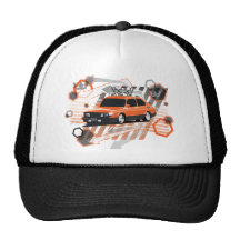 SPG-ORANGE-GRUNGE HAT
