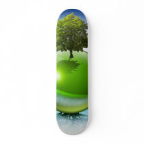 Sphere tree -  ecology concept skate deck