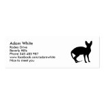 Sphinx cat business card template
