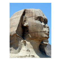 sphinx no nose post card