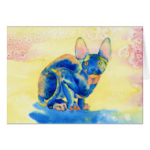 Sphynx Cat Greeting Cards