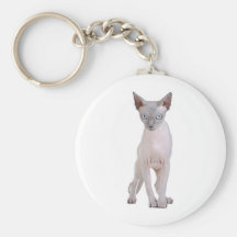Sphynx cat key chain