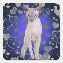 Sphynx cat stickers