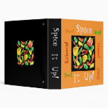 Spice, It, Up!,  Kaboom!, ..Recipe notebook. Vinyl Binder