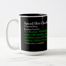 Spiced Hot Chocolate Warcraft Mug - UPDATED