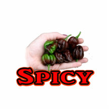 Spicy Chocolate habanero Hot Pepper Design Cut Outs