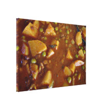 Spicy Mixed vegetables curry Stretched Canvas Prints